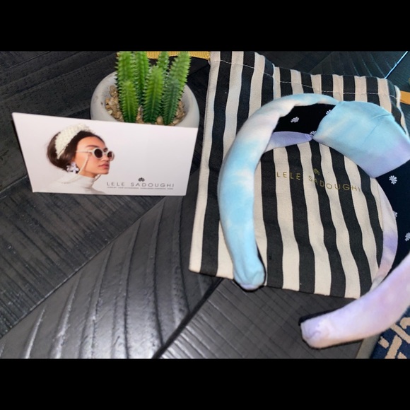 LELE SADOUGHI TIE DYE KNOTTED HEADBAND - Picture 6 of 7